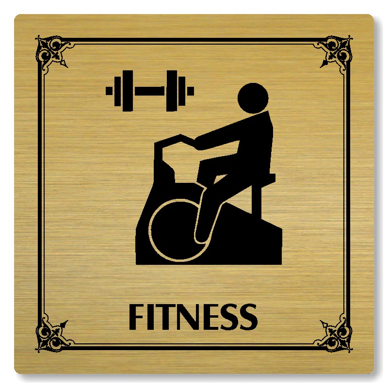 Fitness, 118x118mm, zlatá, Nebraska